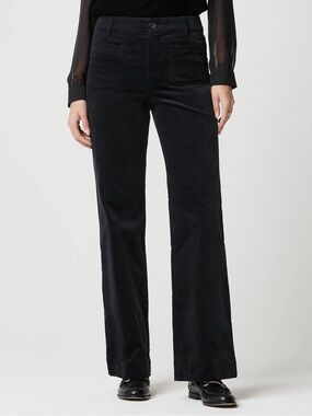 J. Crew factory velvet Lizzie patch pocket pants